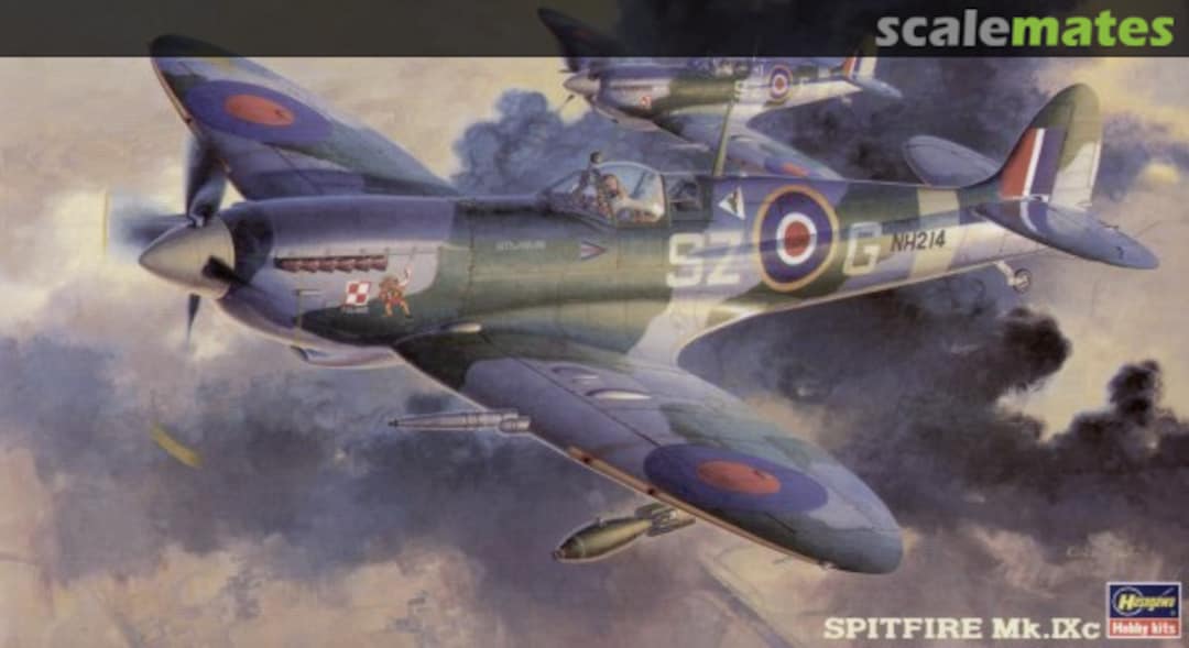 Boxart Spitfire Mk IXc 09079 Hasegawa Boxart Spitfire Mk IXc 09079 Hasegawa