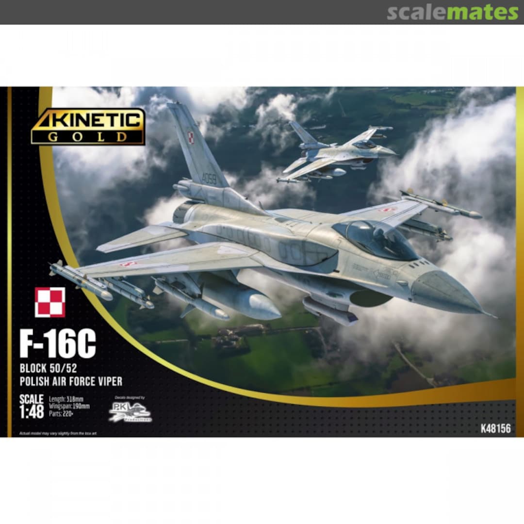Boxart F-16C Block 52 Viper K48156 Kinetic Boxart F-16C Block 52 Viper K48156 Kinetic