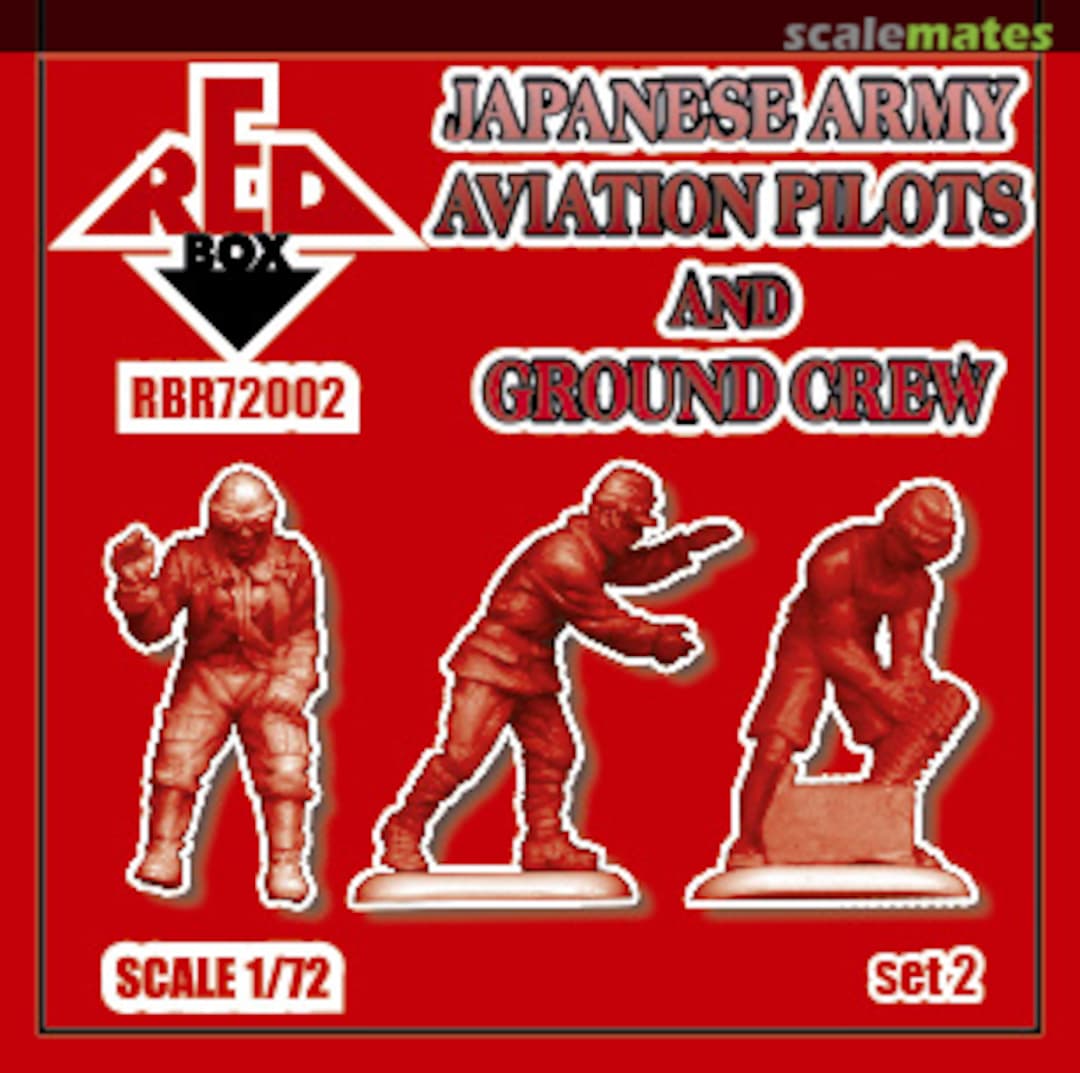 Boxart Japanese Army Aviation Pilots & Ground Crew RBR72002 Red Box