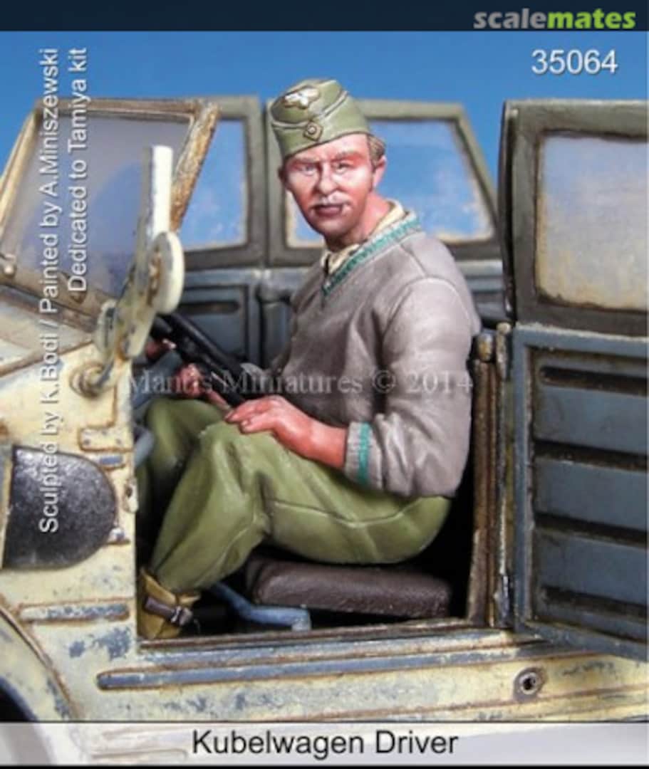 Boxart Kübelwagen driver 35064 Mantis Miniatures Boxart Kübelwagen driver 35064 Mantis Miniatures