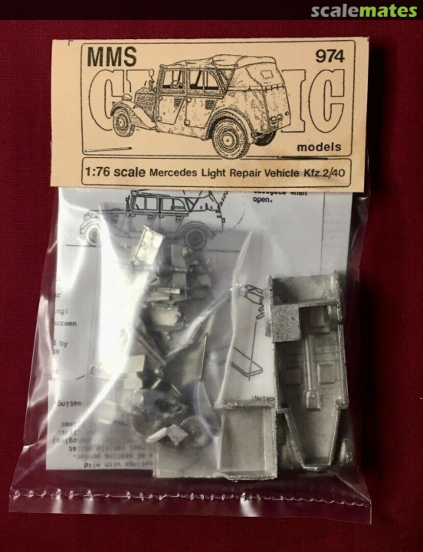 Boxart Mercedes Light Repair Vehicle Kfz. 2/40 974 MMS Models