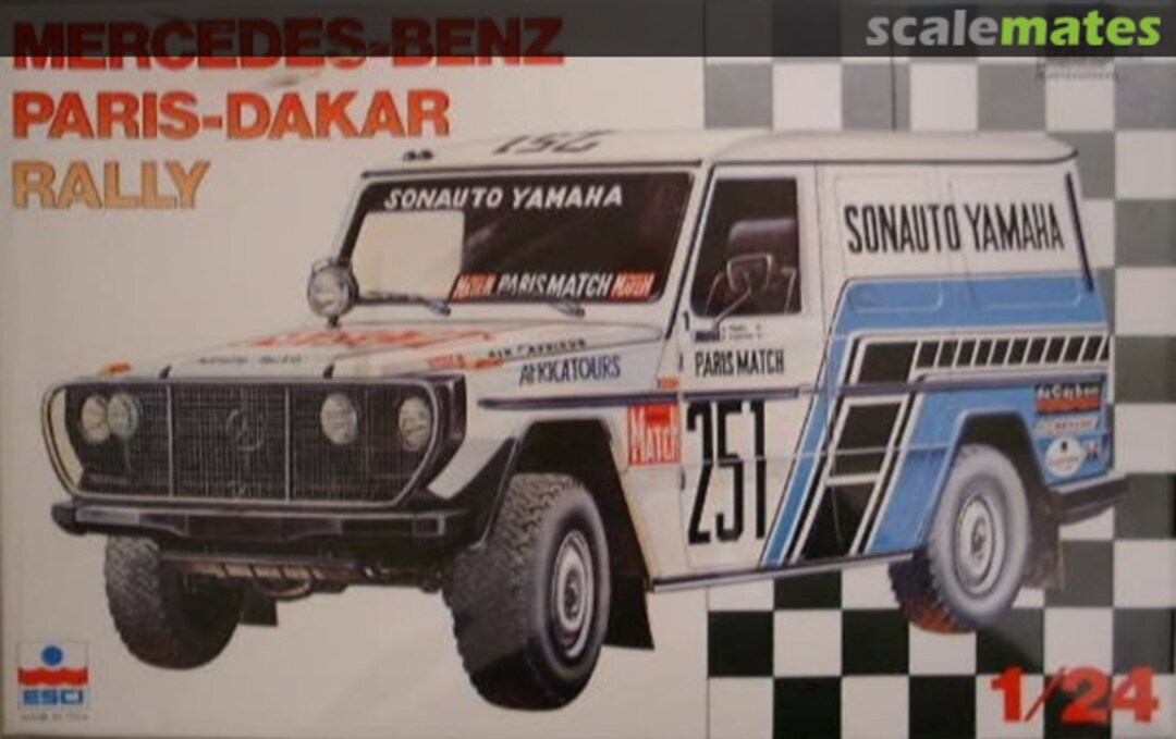 Boxart Mercedes-Benz Paris-Dakar Rally 3025 ESCI Boxart Mercedes-Benz Paris-Dakar Rally 3025 ESCI