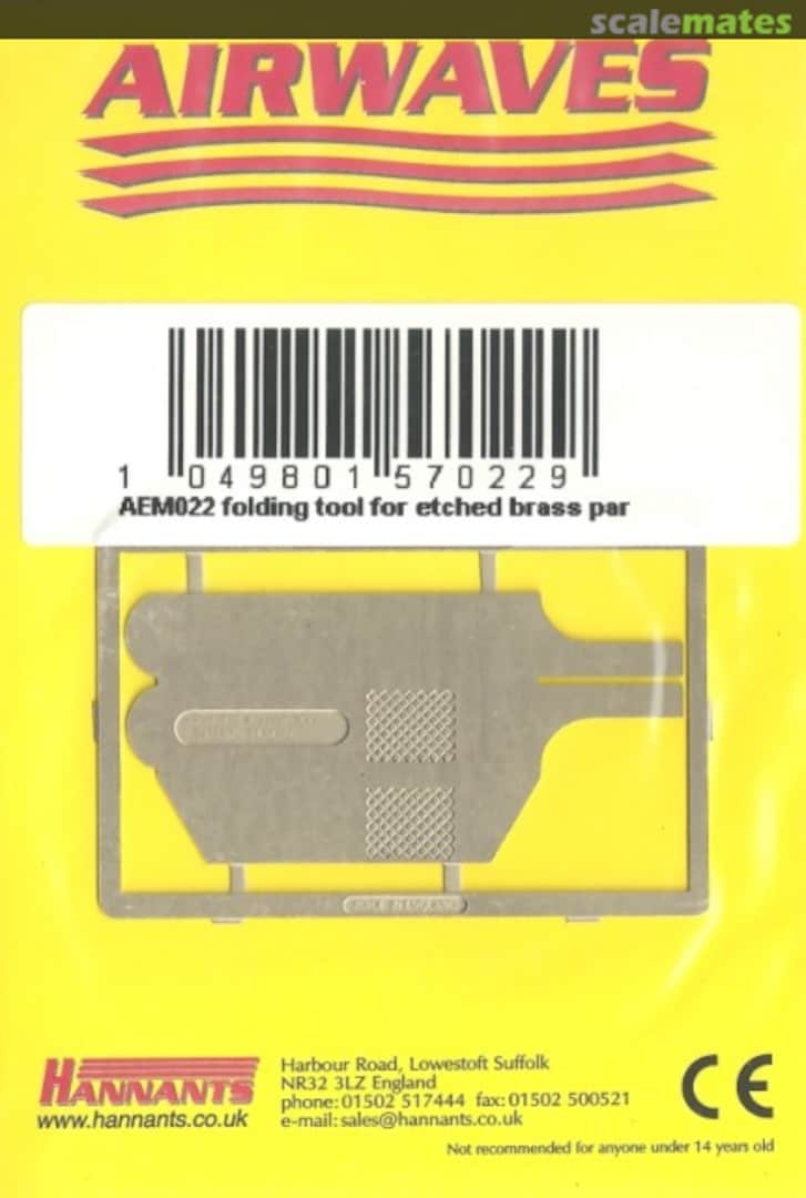 Boxart Folding tool for etched brass parts AM022 Airwaves Boxart Folding tool for etched brass parts AM022 Airwaves