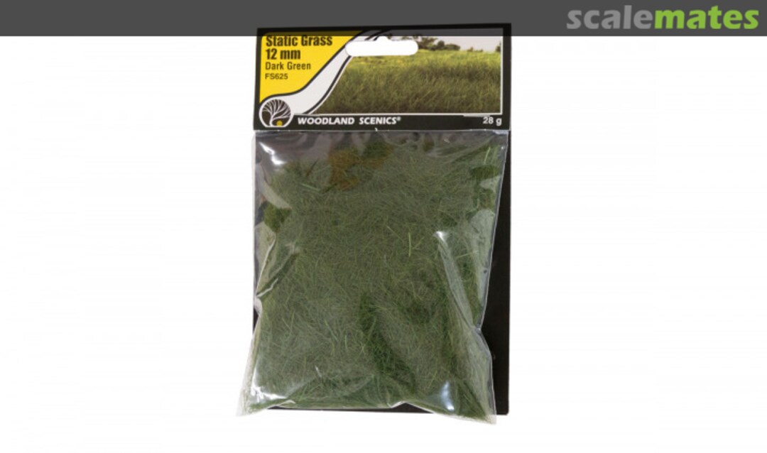 Boxart Static Grass 12mm Dark Green FS625 Woodland Scenics Boxart Static Grass 12mm Dark Green FS625 Woodland Scenics