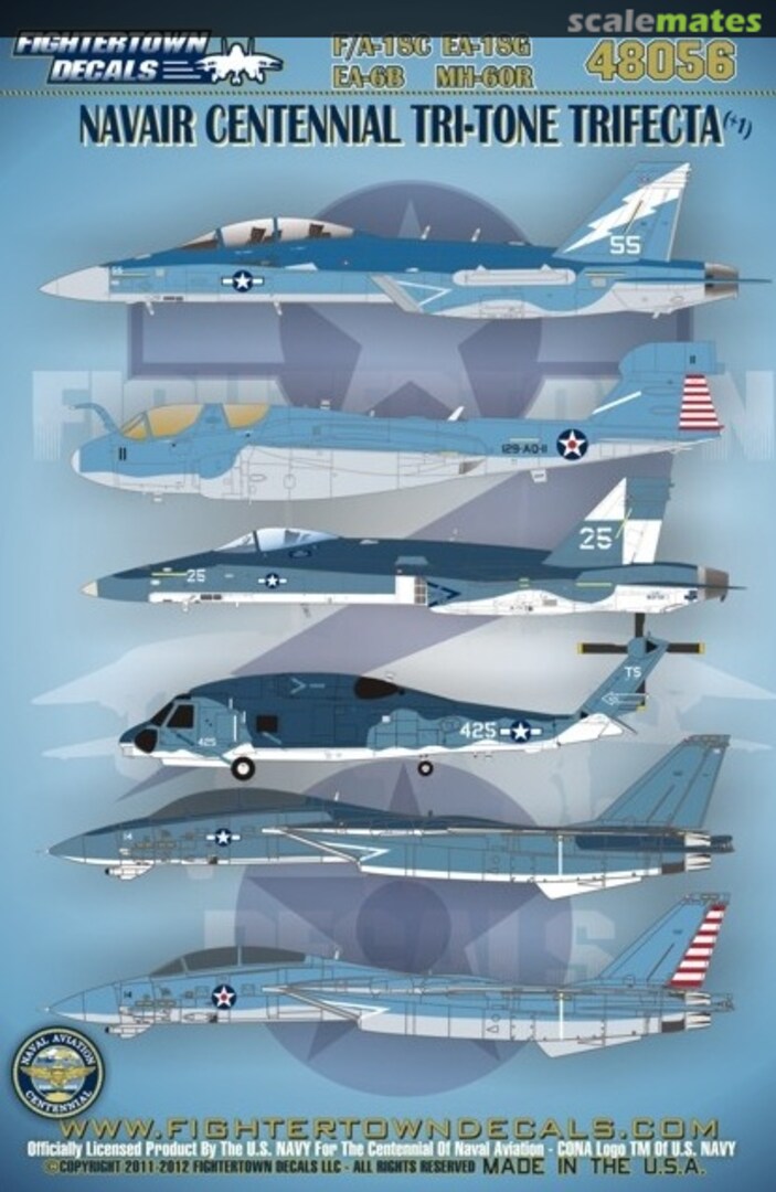 Boxart NAVAIR Centennial Tri-Tone Trifecta 48056 Fightertown Decals Boxart NAVAIR Centennial Tri-Tone Trifecta 48056 Fightertown Decals