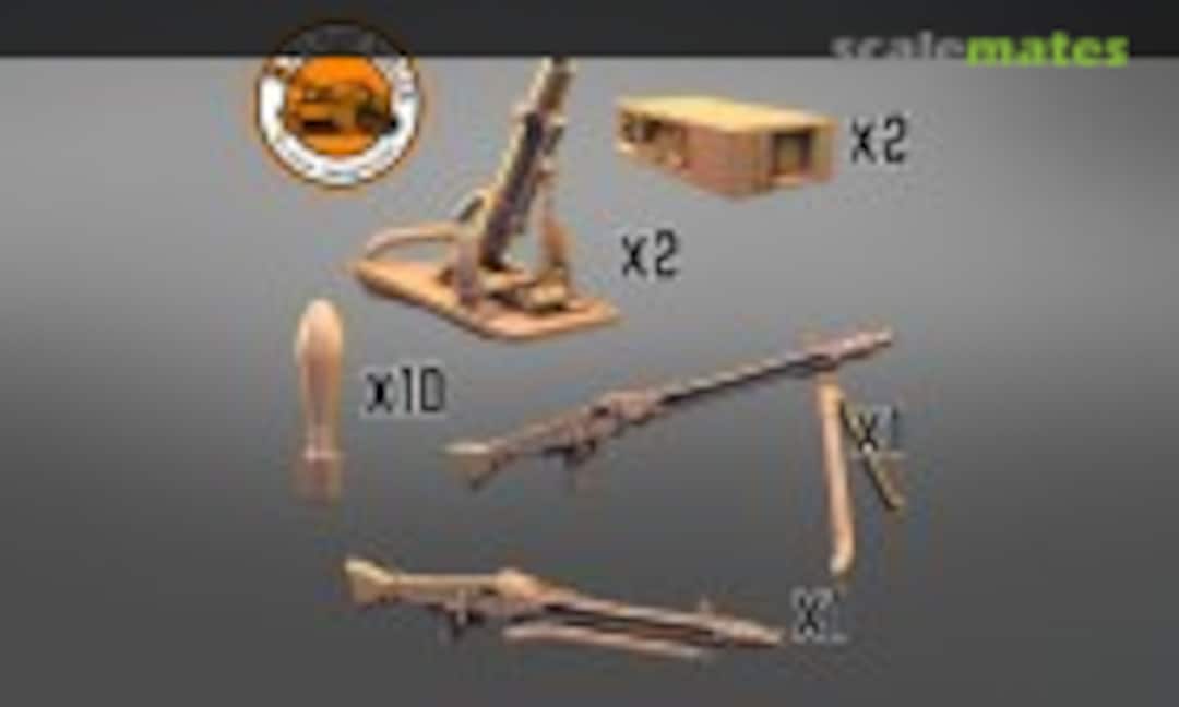 1:72 German Support Weapon Set (Military Scales PMI0334B) PMI0334B