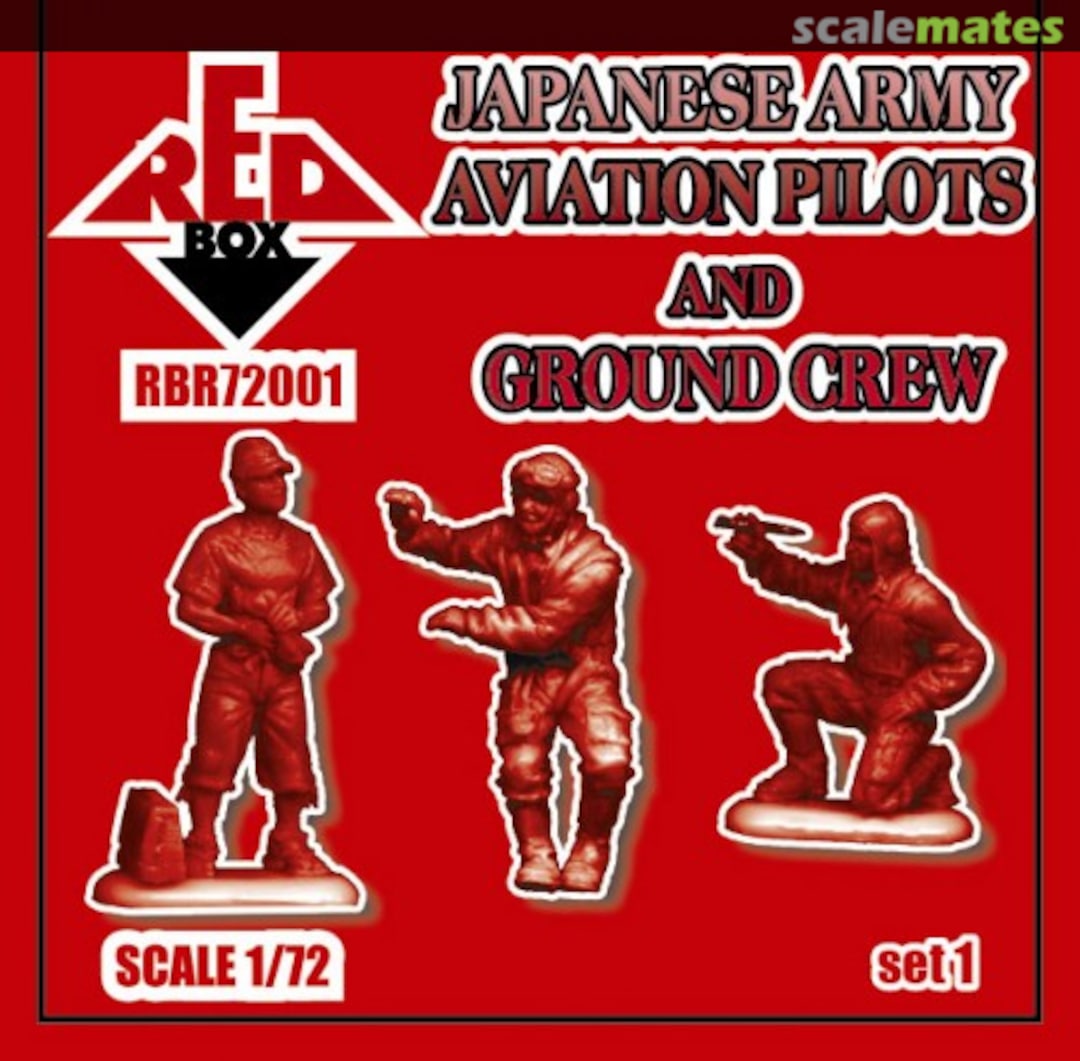 Boxart Japanese Army Aviation Pilots & Ground Crew RBR72001 Red Box