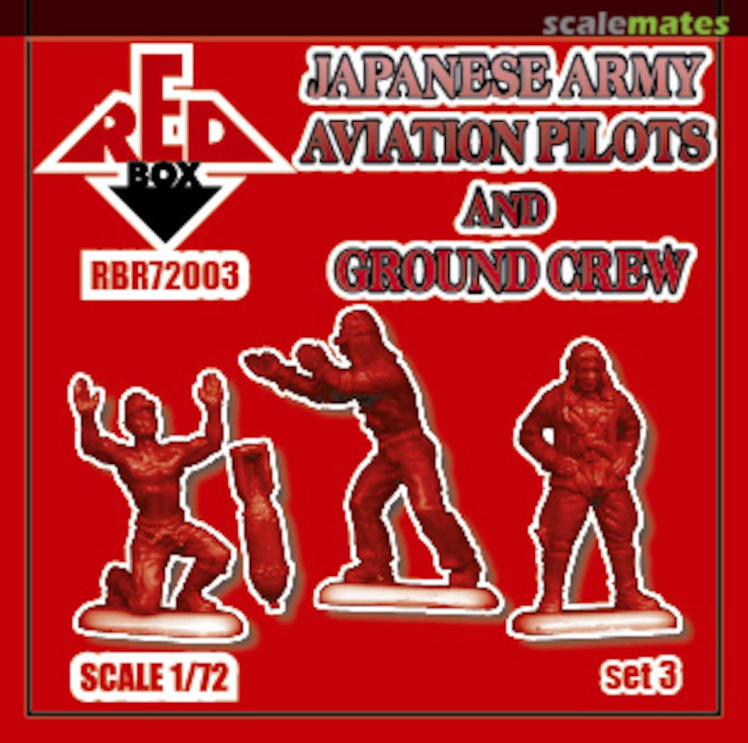 Boxart Japanese Army Aviation Pilots & Ground Crew RBR72003 Red Box