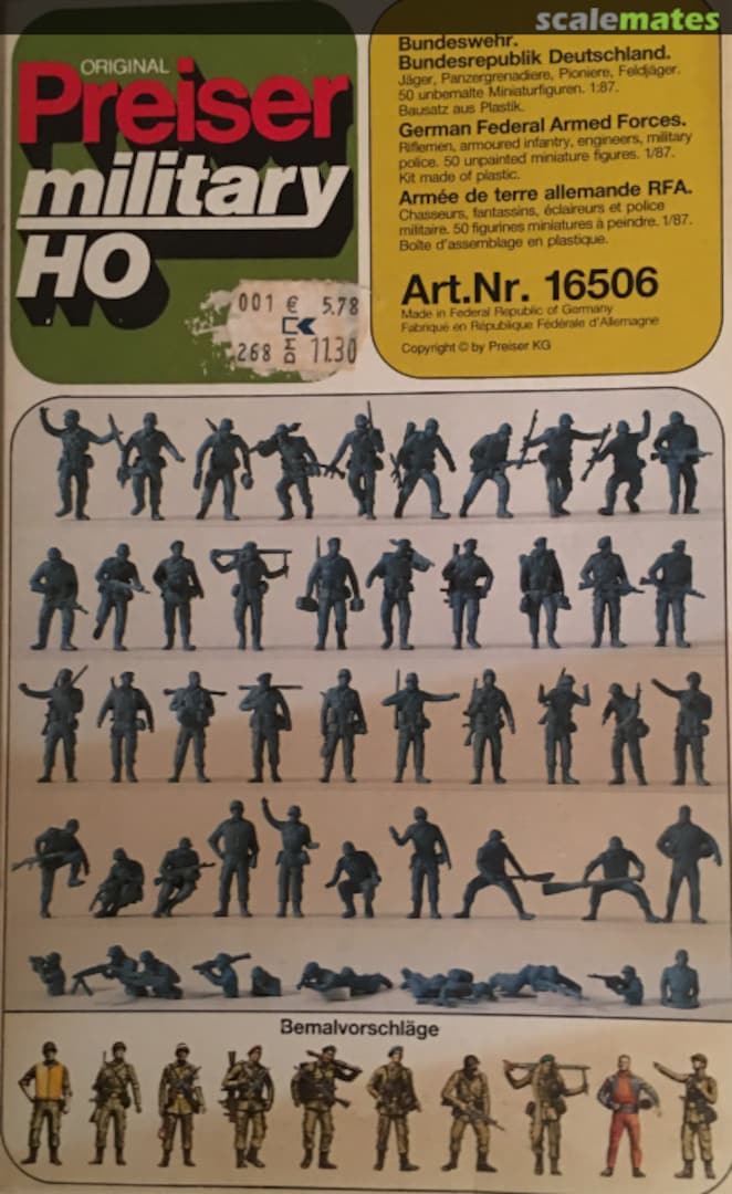 Preiser 29069 Francés Gendarme H0 1:87