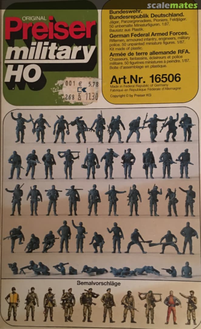 Boxart Bundeswehr 16506 Preiser