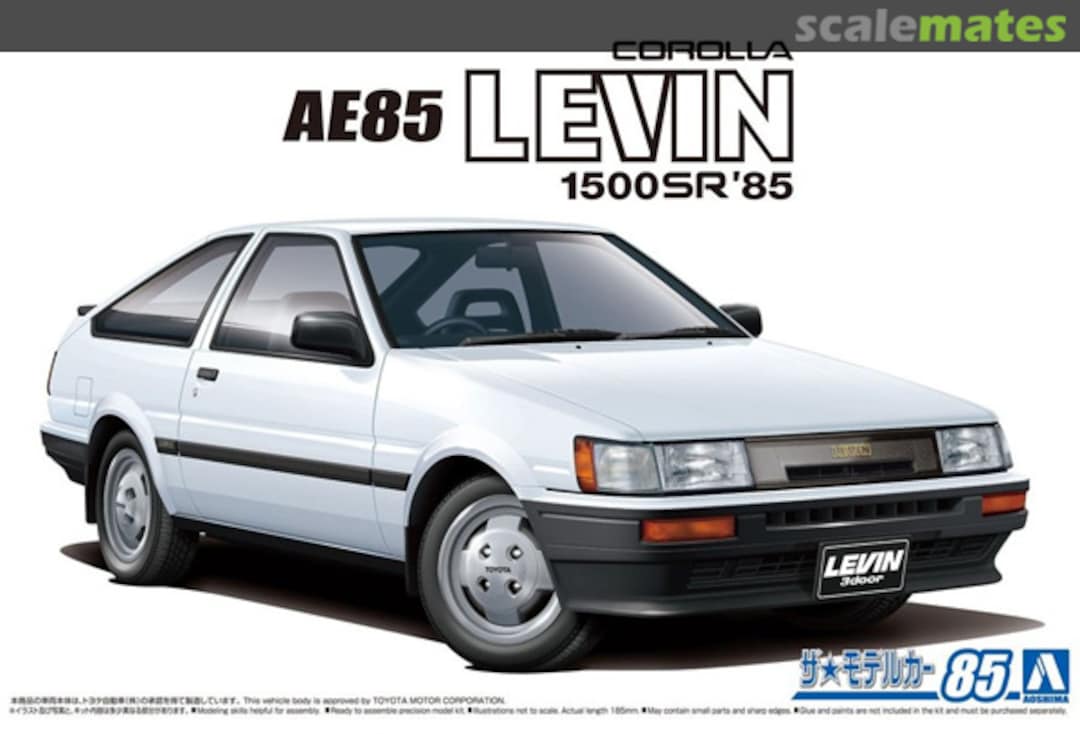 Boxart Toyota AE85 Corolla Levin 1500SR '85 059685 Aoshima Boxart Toyota AE85 Corolla Levin 1500SR '85 059685 Aoshima