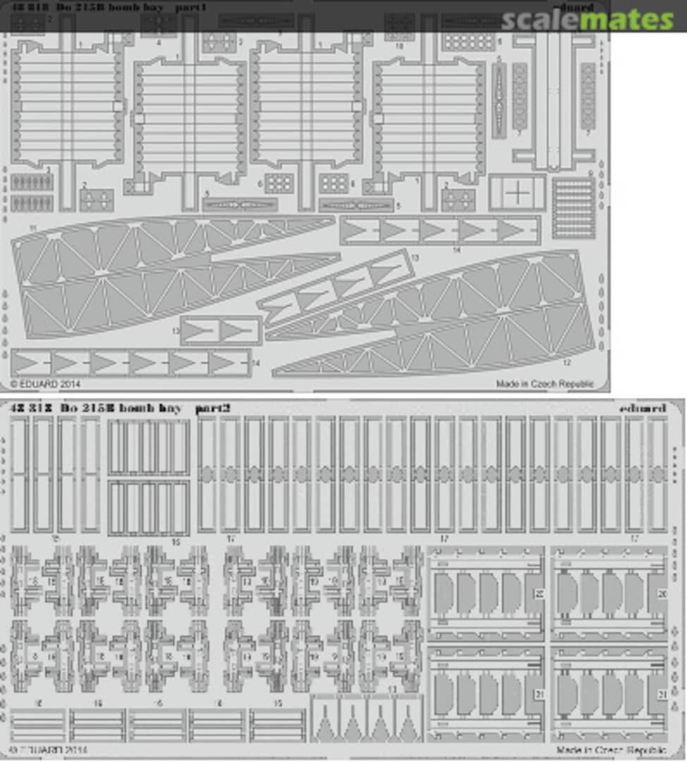 Boxart Dornier Do 215B bomb bay 48818 Eduard Boxart Dornier Do 215B bomb bay 48818 Eduard