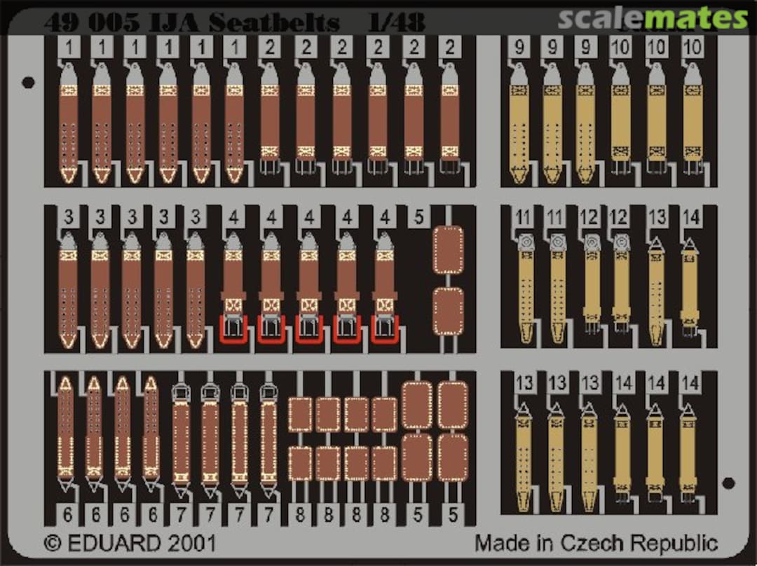 Boxart Seatbelts IJA 49005 Eduard
