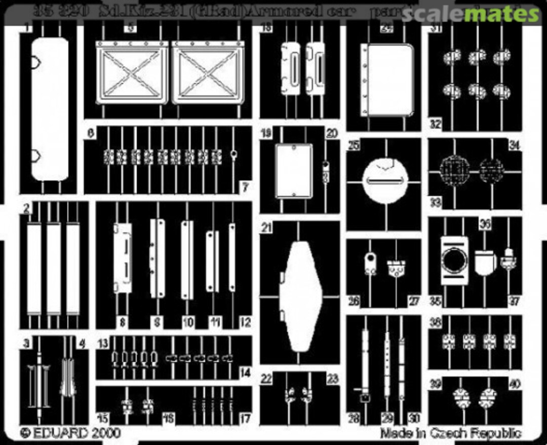 Boxart Sd. Kfz. 231 (6 Rad) Armored Car 35320 Eduard