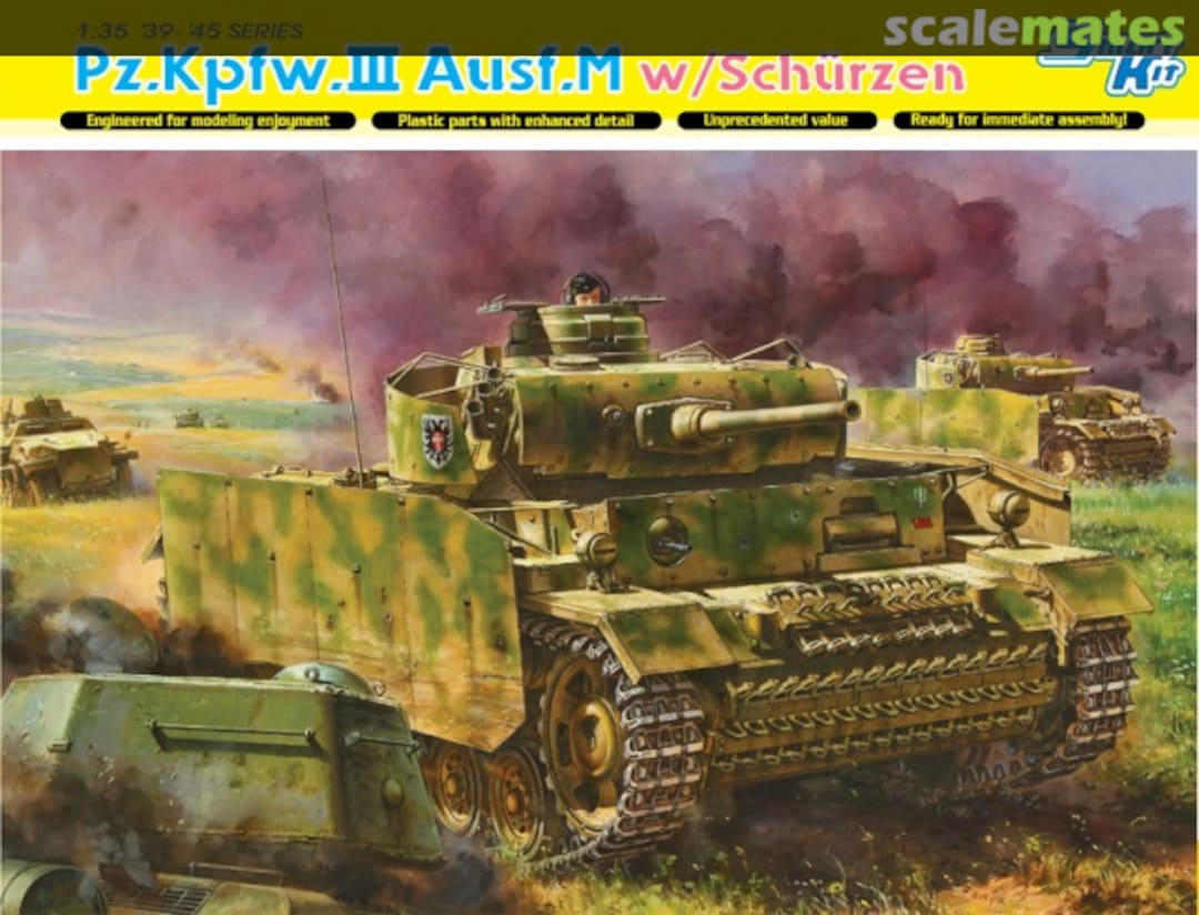 Boxart Pz.Kpfw.III Ausf.M 6604 Dragon Boxart Pz.Kpfw.III Ausf.M 6604 Dragon
