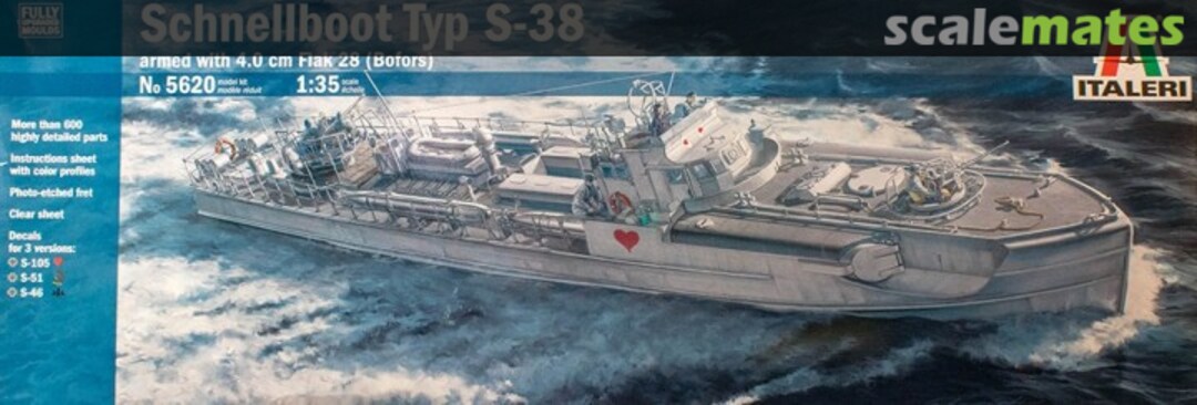 Boxart Schnellboot Typ S-38 5620 Italeri Boxart Schnellboot Typ S-38 5620 Italeri