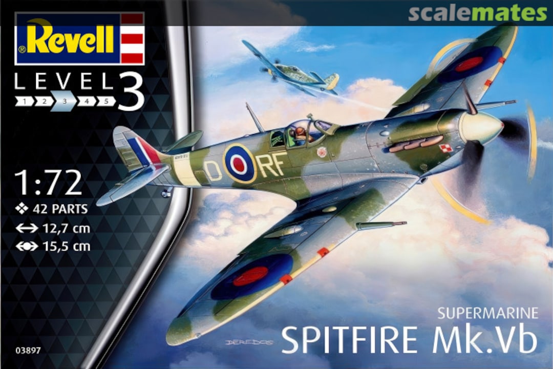 Boxart Supermarine Spitfire Mk.Vb 03897 Revell
