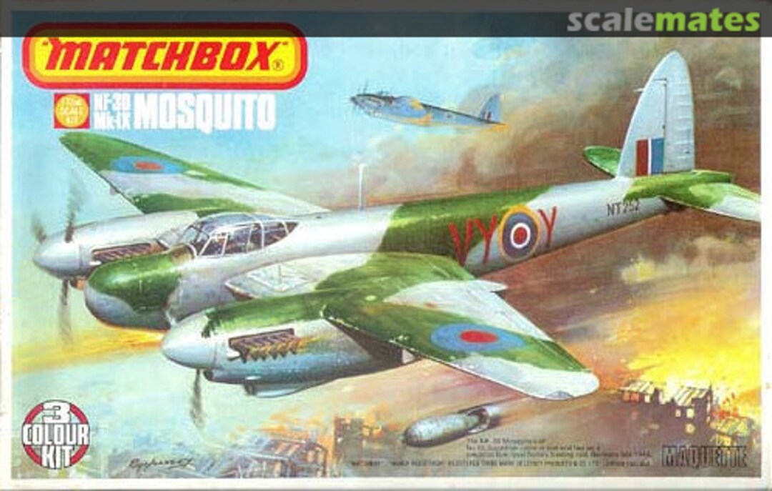 Boxart NF-30/Mk.IX Mosquito PK-116 Matchbox Boxart NF-30/Mk.IX Mosquito PK-116 Matchbox