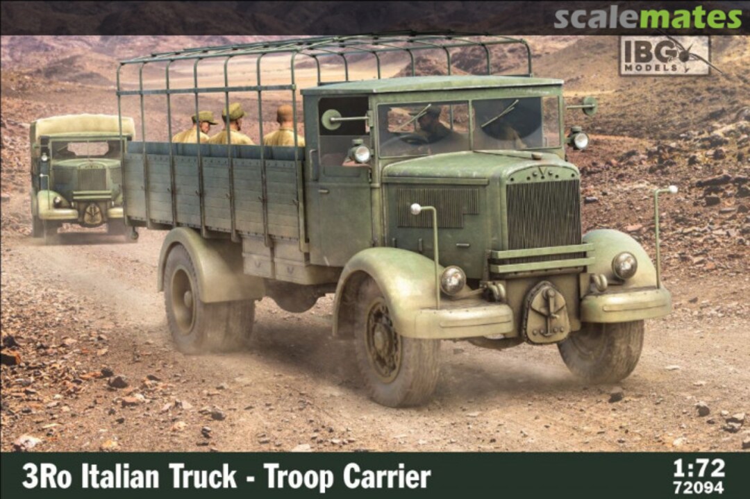 Boxart 3Ro Italian Truck - Troop Carrier 72094 IBG Models