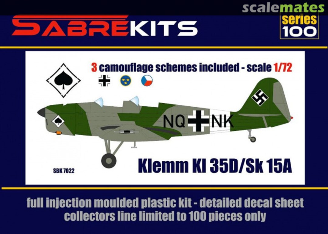 Boxart Klemm Kl 35D/Sk 15A SBK7022 SabreKits Boxart Klemm Kl 35D/Sk 15A SBK7022 SabreKits