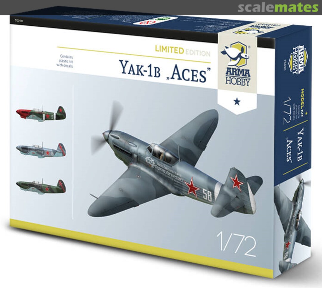 Boxart Yak-1b "Aces" 70030 Arma Hobby Boxart Yak-1b "Aces" 70030 Arma Hobby