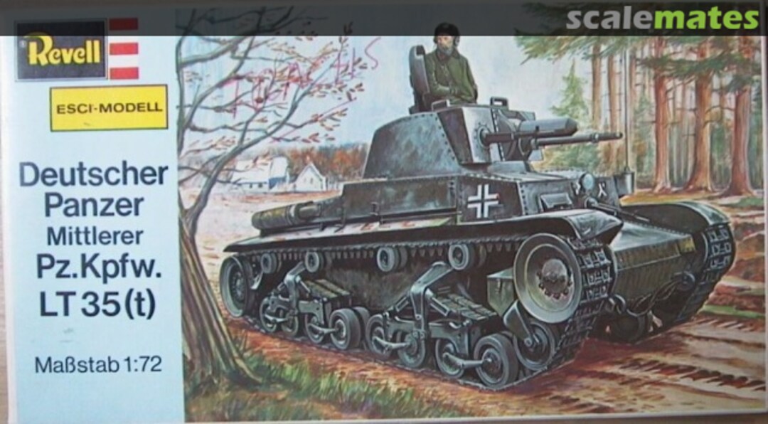 Boxart Pz.Kpfw. LT 35(t) H2322 Revell/ESCI Boxart Pz.Kpfw. LT 35(t) H2322 Revell/ESCI