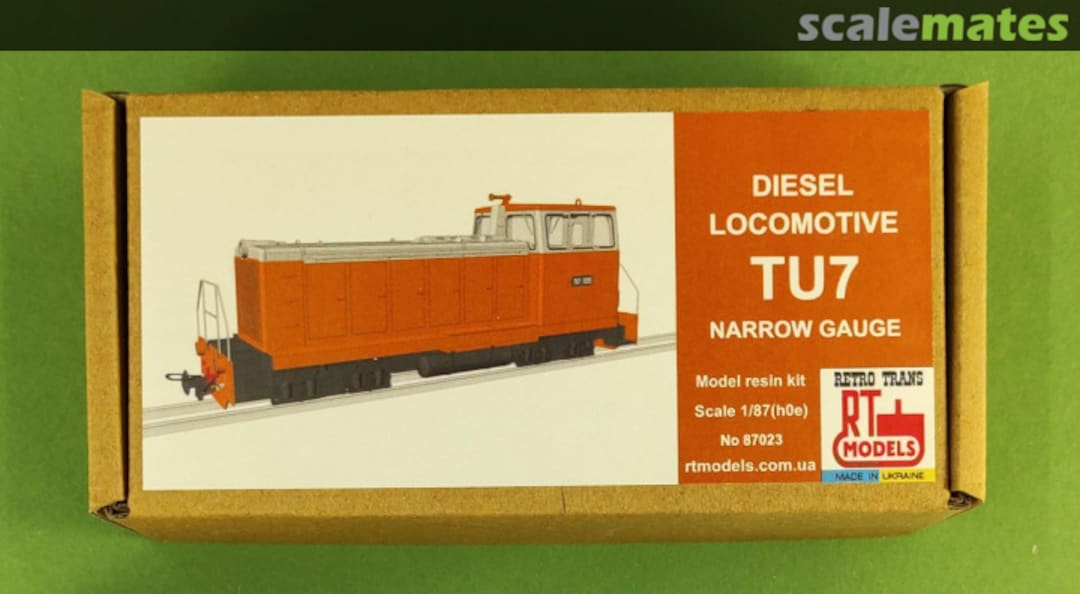 Boxart Narrow-gauge diesel locomotive TU7 RTM87023 RTM