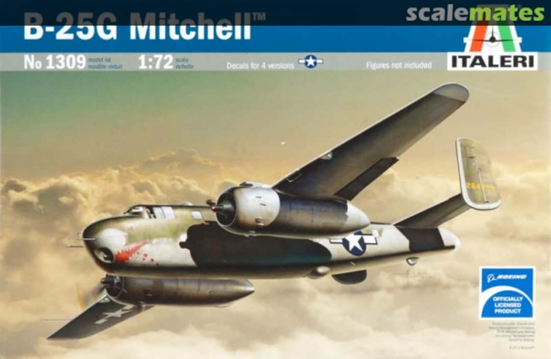 Boxart B-25G Mitchell 1309 Italeri