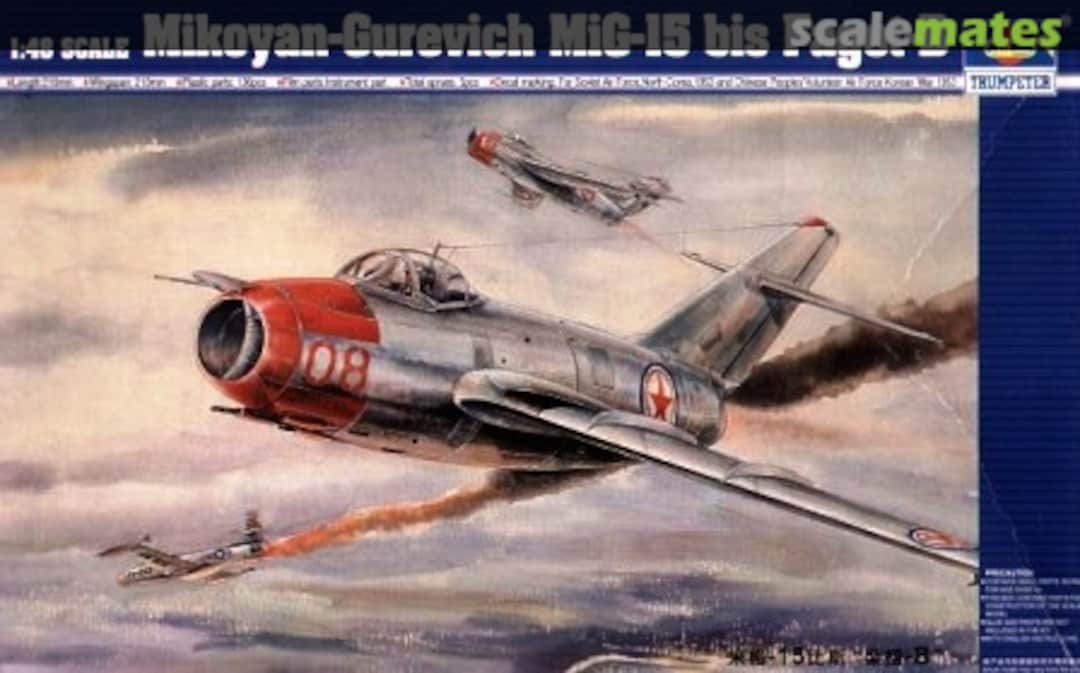 Boxart MiG-15 bis Fagot-B 02806 Trumpeter Boxart MiG-15 bis Fagot-B 02806 Trumpeter