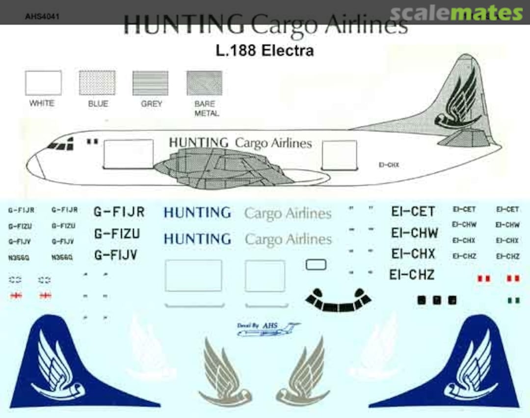 Boxart Lockheed L-188 Electra AHS4041 Airline Hobby Supplies