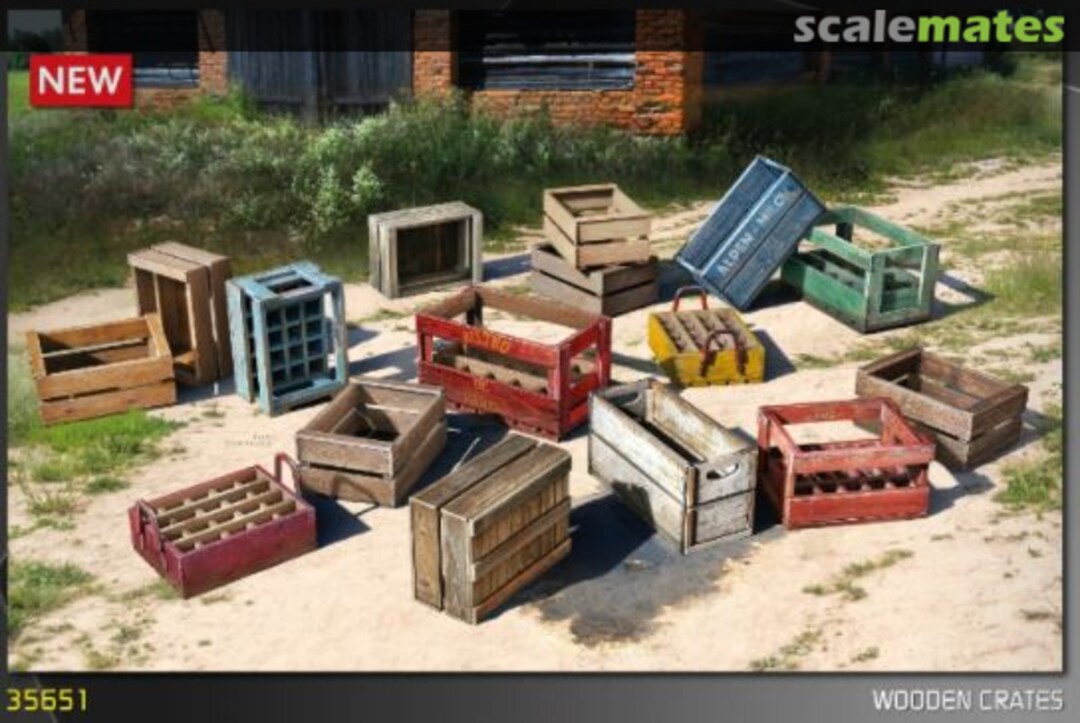 Boxart Wooden Crates 35651 MiniArt Boxart Wooden Crates 35651 MiniArt