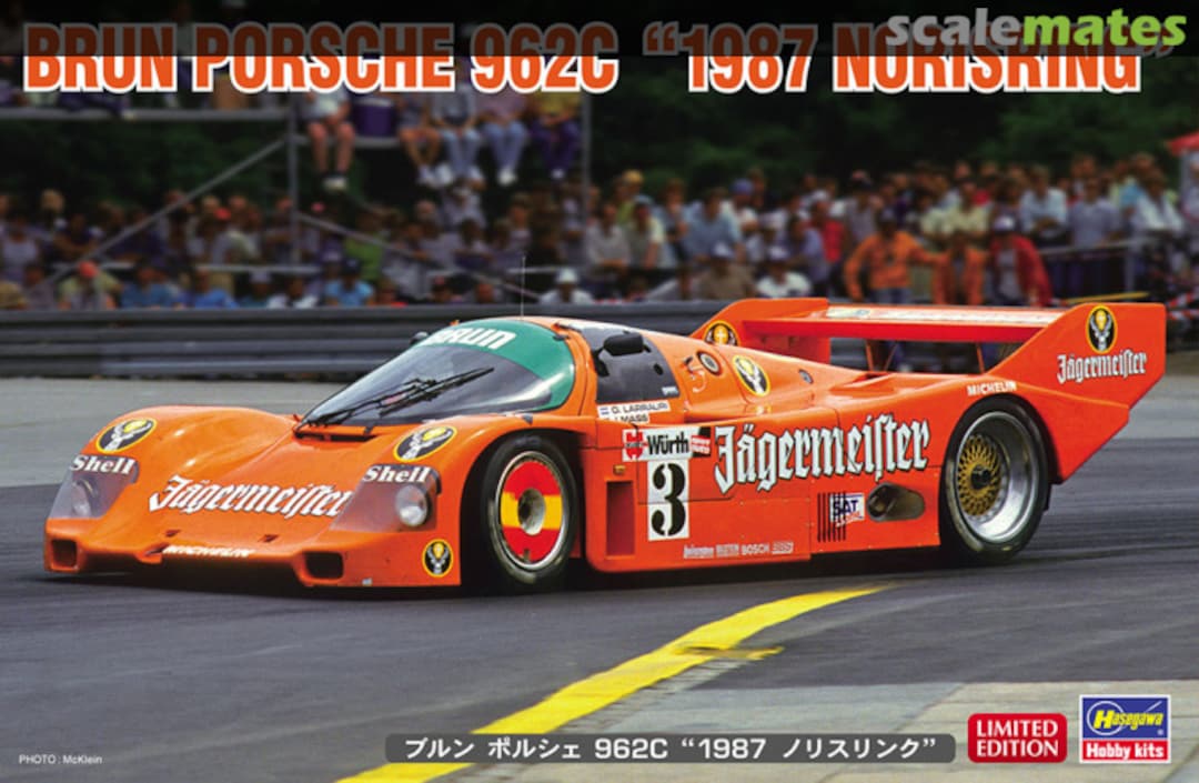 Boxart Brun Porsche 962C "1987 Norisring" 20557 Hasegawa Boxart Brun Porsche 962C "1987 Norisring" 20557 Hasegawa