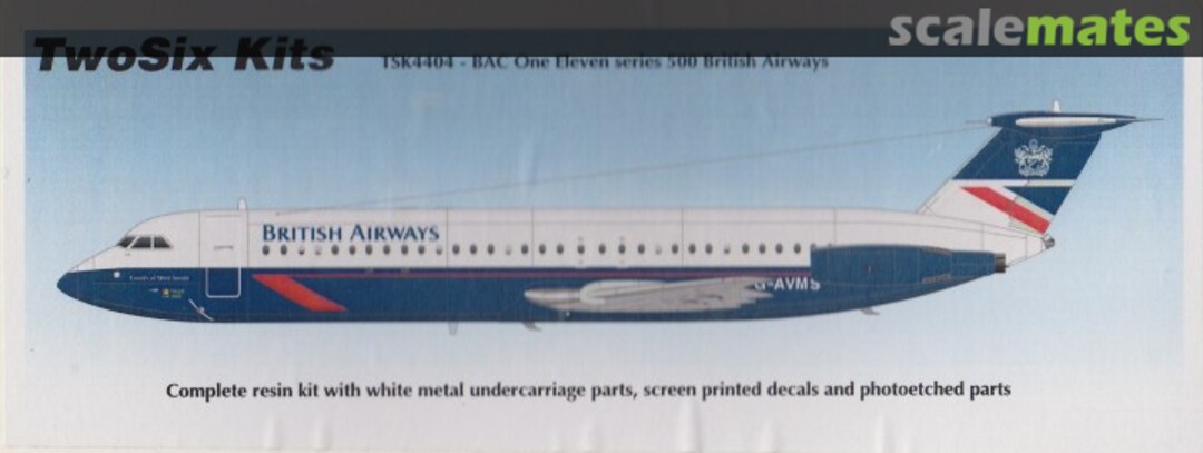 Boxart BAC One Eleven Serie 500 British Airways TSK4404 26 Models Boxart BAC One Eleven Serie 500 British Airways TSK4404 26 Models