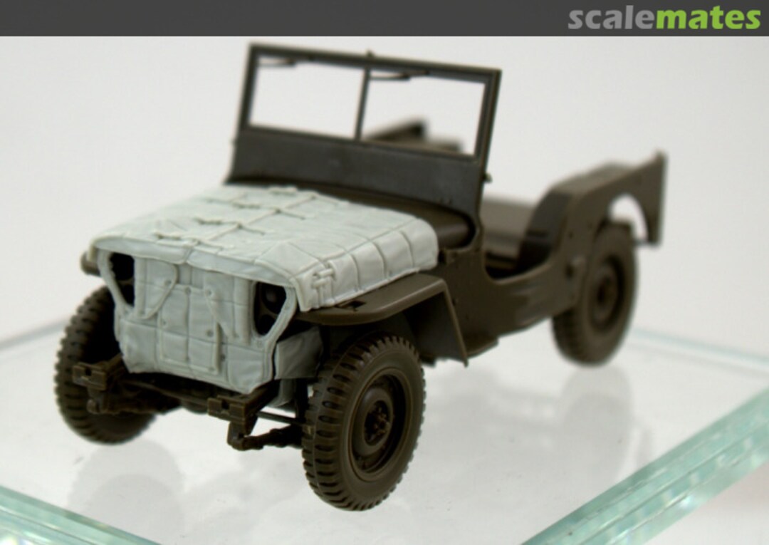 Boxart Willys “Jeep” winter canvas cover RE35-715 Panzer Art Boxart Willys “Jeep” winter canvas cover RE35-715 Panzer Art