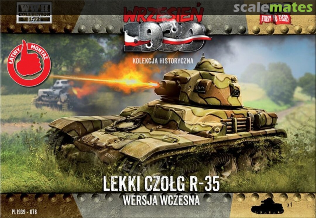 Boxart Lekki Czolg R-35 PL1939-078 First to Fight Boxart Lekki Czolg R-35 PL1939-078 First to Fight