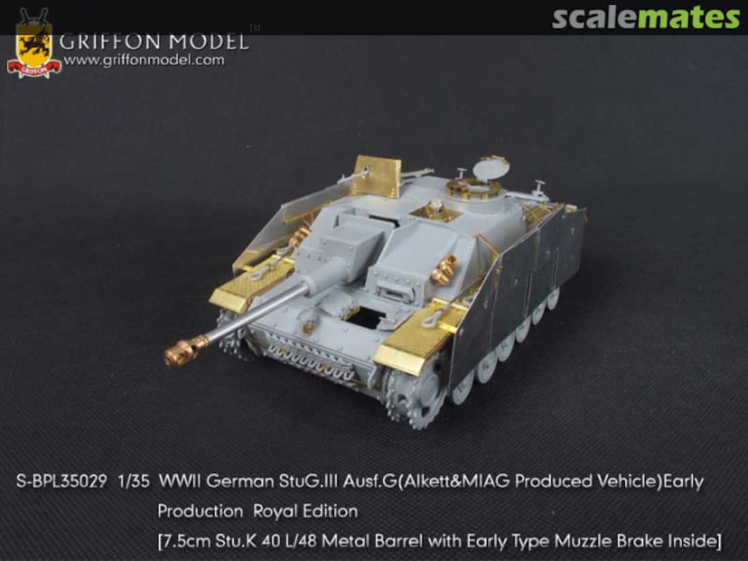 Voyager PE35573 1//35 WWII German StuG III Ausf.B Detail Set(For TAMIYA 35281)