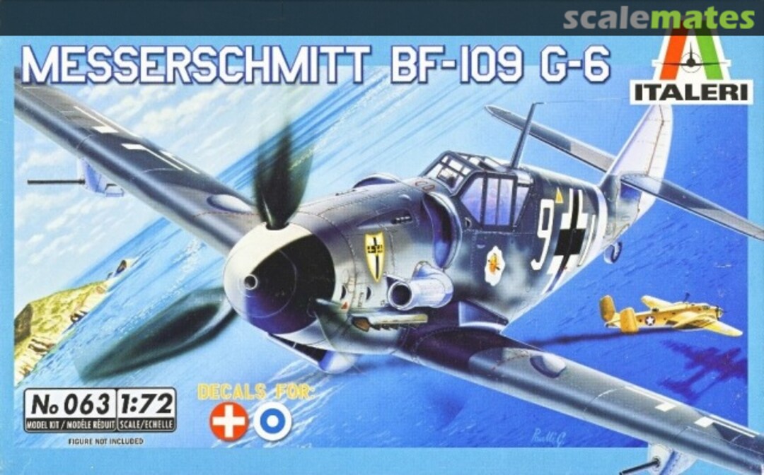 Boxart Messerschmitt Bf-109 G-6 063 Italeri Boxart Messerschmitt Bf-109 G-6 063 Italeri