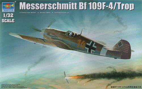 WWII german deutsche Messerschmitt Bf 109 G-2//Trop in 1:32 Trumpeter 02295 Neu
