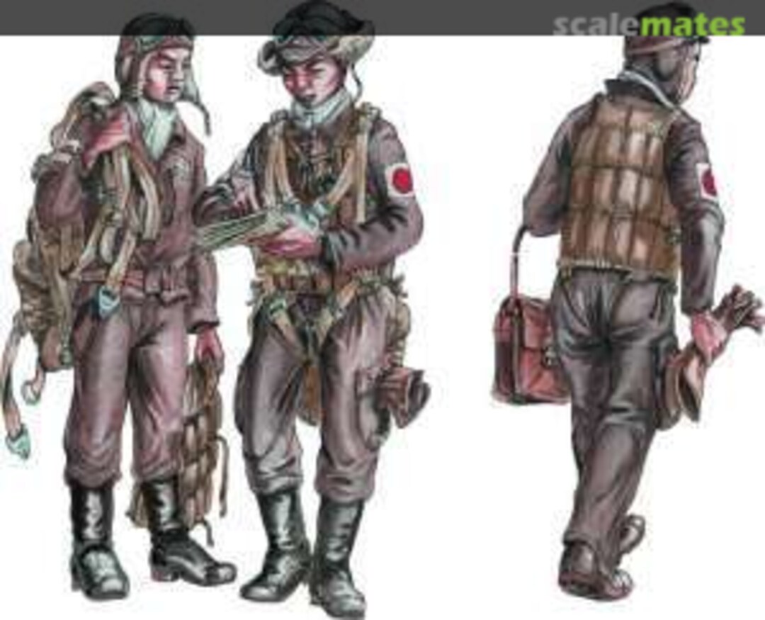 Boxart Japanese Army AF Bomber Crew Members, WW II (3 fig.) F72289 CMK Boxart Japanese Army AF Bomber Crew Members, WW II (3 fig.) F72289 CMK