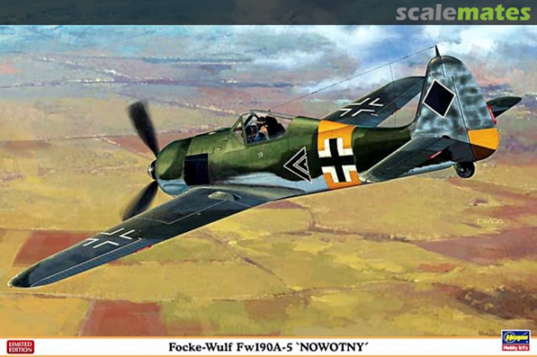 Boxart Focke-Wulf Fw190A-5 'Nowotny' 08224 Hasegawa