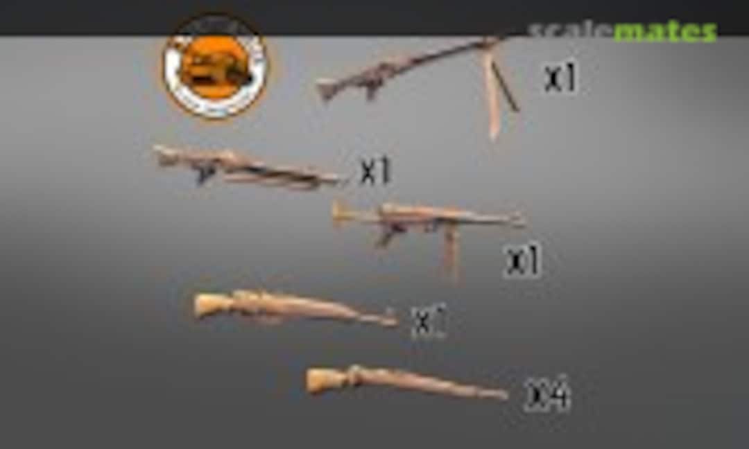 1:87 German Panzergranadier Weapon Set 1944 (Military Scales PMI0332A) PMI0332A