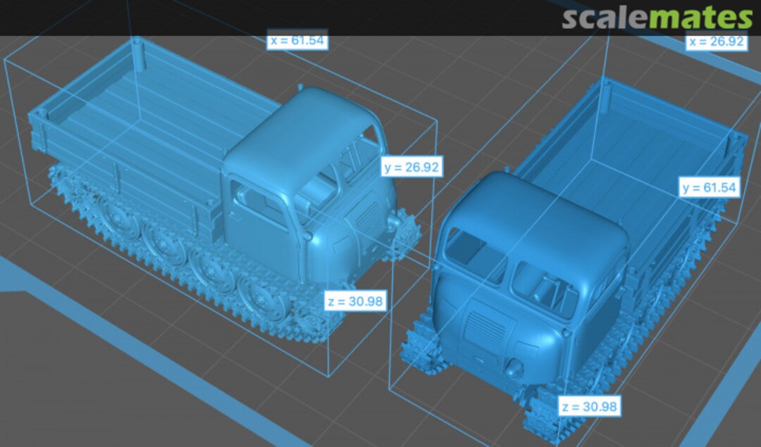 Boxart Raupenschlepper Ost (RSO) Tracked Transport Vehicle – Without Canvas Cover 72012763-48 EMP3d