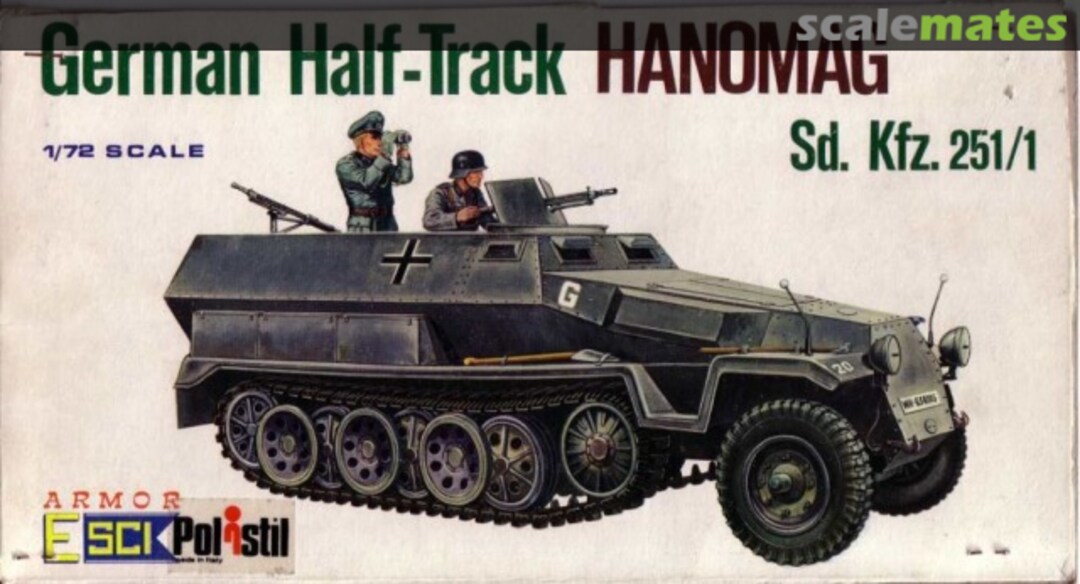 Boxart German Half-Track Hanomag Sd. Kfz. 251/1 8002 Polistil Boxart German Half-Track Hanomag Sd. Kfz. 251/1 8002 Polistil