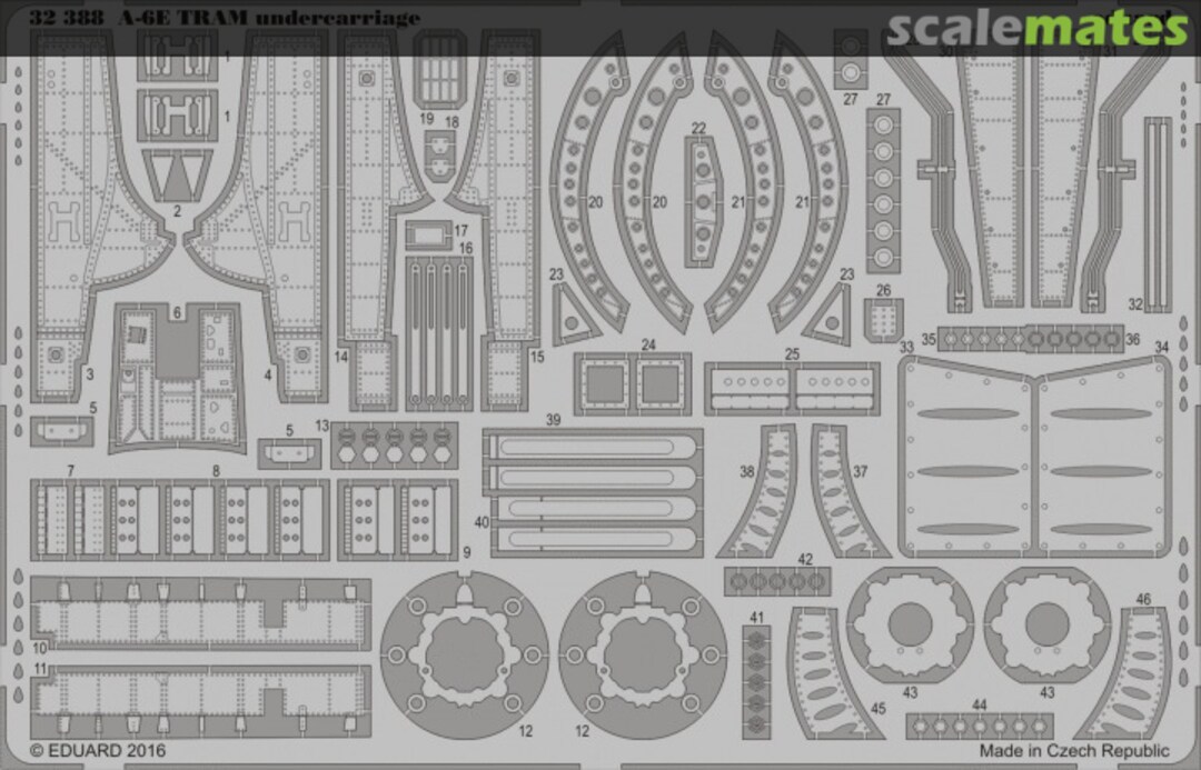 Boxart A-6E TRAM undercarriage 32388 Eduard