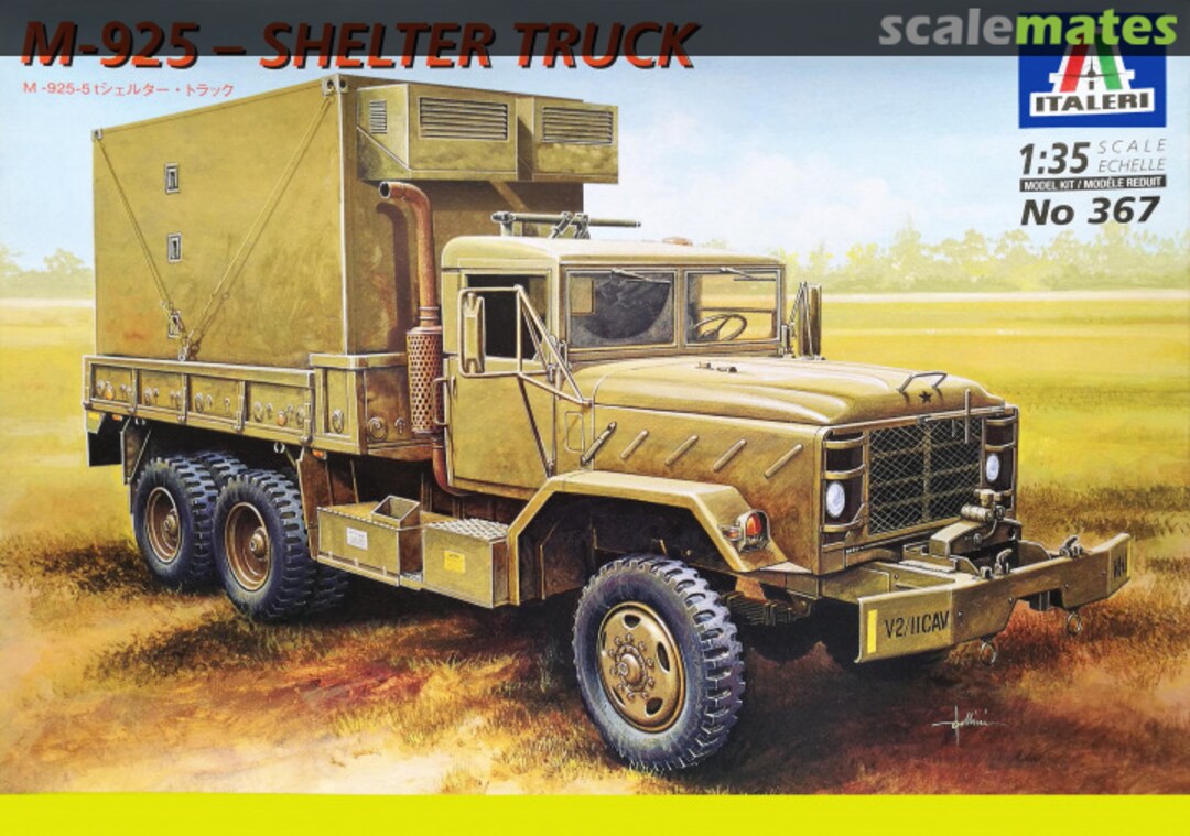 Boxart M-925 - Shelter Truck 367 Italeri Boxart M-925 - Shelter Truck 367 Italeri