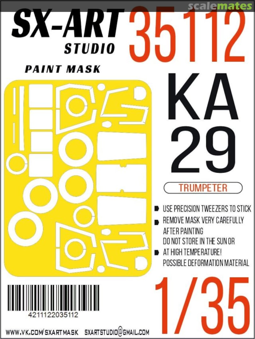Boxart Ka-29 masks 35112 SX-Art Boxart Ka-29 masks 35112 SX-Art
