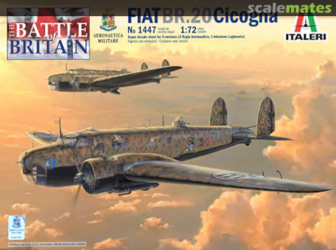 Boxart Fiat BR.20 Cicogna 1447 Italeri Boxart Fiat BR.20 Cicogna 1447 Italeri