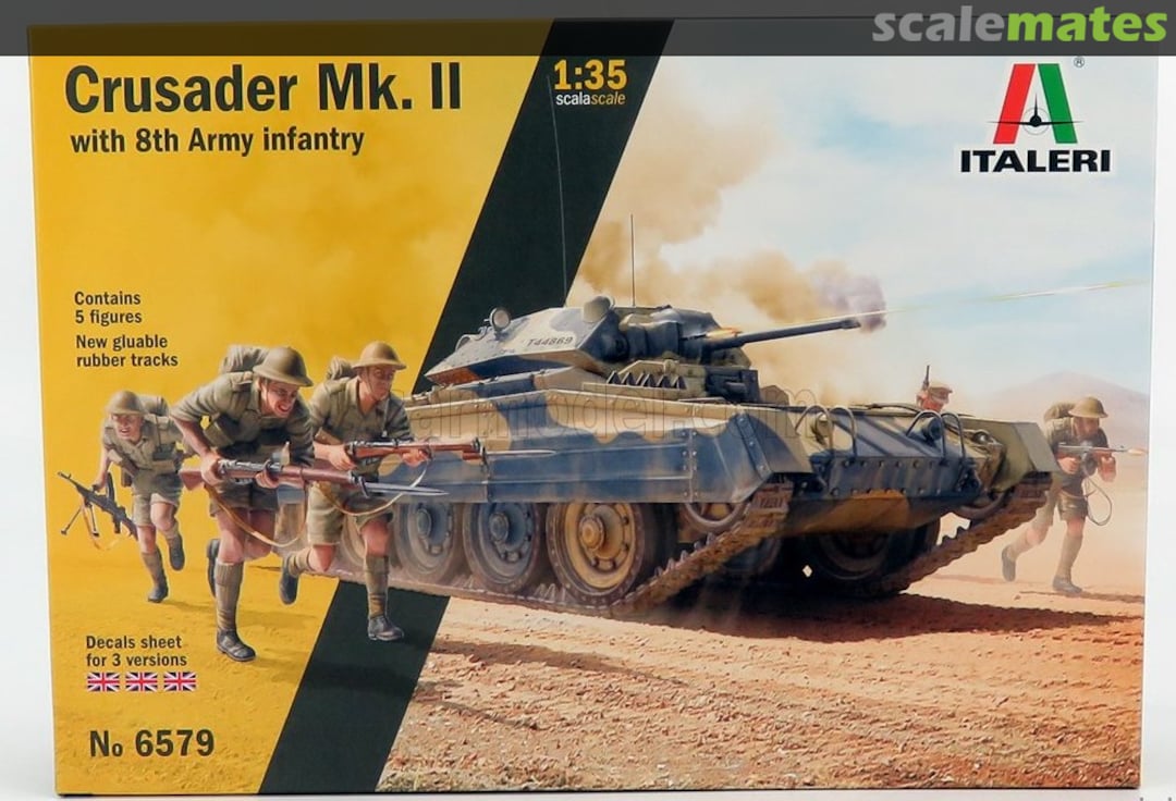 Fig. Multicoloured Construction 5 Crafts Plastic kit Italeri 6579S 1:35 Crusader Mk.II with Inf Stand Model Making Gluing Hobbies Fig. Multicoloured Construction 5 Crafts Plastic kit Italeri 6579S 1:35 Crusader Mk.II with Inf Stand Model Making Gluing Hobbies