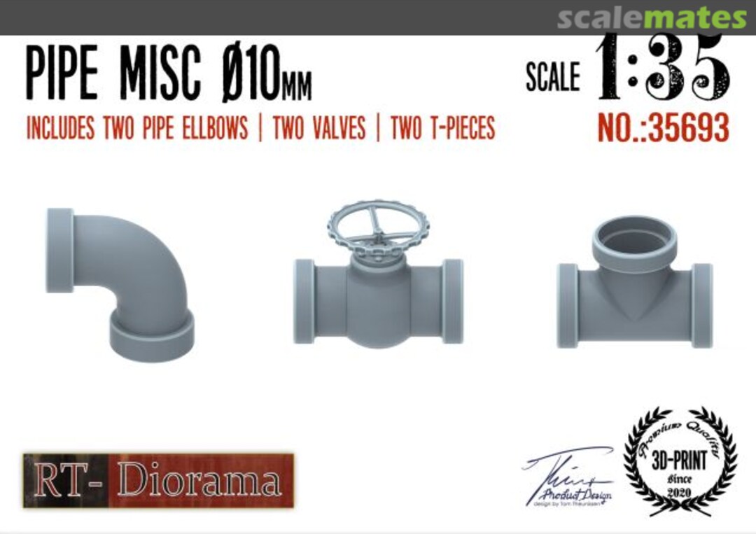 Boxart Pipe Misc. 10mm 35693 RT-Diorama Boxart Pipe Misc. 10mm 35693 RT-Diorama