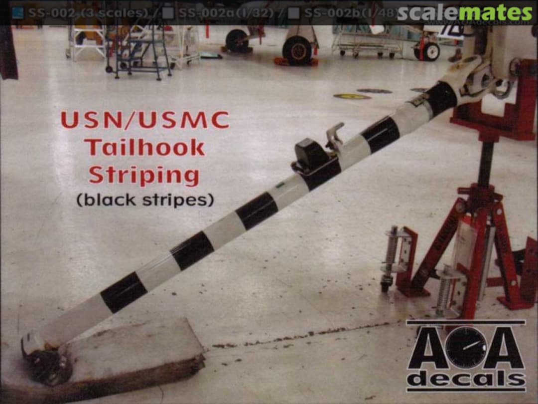 Boxart USN/USMC Tailhook Striping SS-02a AOA decals